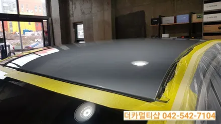 대전 제네시스DH 전면썬팅과 루프스킨으로 예뻐지자!!