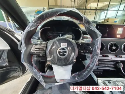 대전 글라스틴트 레이니블루전문 더카멀티샵에서 스팅어 신차검수 및 썬팅,블랙박스 장착