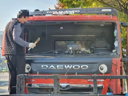 글라스틴트 바흐 블루반사 대우프리마덤프 썬팅재시공 / 대전90모터스