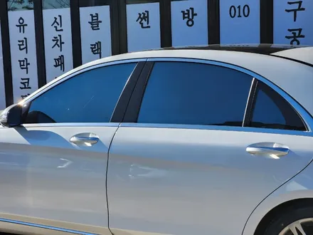 글라스틴트 레이니블루 썬팅은 벤츠S클래스에 딱이야!!!
