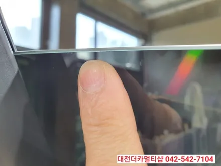 신차G4렉스턴 글라스틴트 반사썬팅으로 멋내기