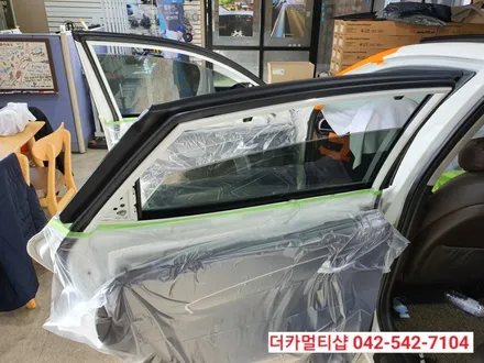 글라스틴트레이니블루 썬팅전문 대전 도안동 더카멀티샵 올뉴K7 재시공