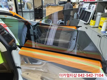글라스틴트 레이니블루전문 더카멀티샵 아우디A7 썬팅재시공