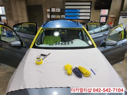 BMW530i G30 글라스틴트 레이니블루 썬팅재시공전문 대전 더카멀티샵