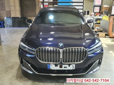 BMW740LD G11 글라스틴트 레이니블루 썬팅재시공전문 더카멀티샵