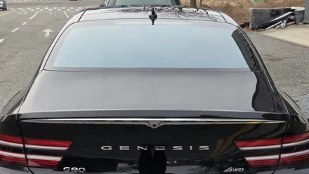 제네시스G80 비크블랙 / 글라스틴트 레이니블루 틴팅