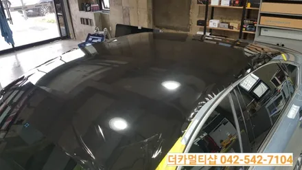 대전 제네시스DH 전면썬팅과 루프스킨으로 예뻐지자!!