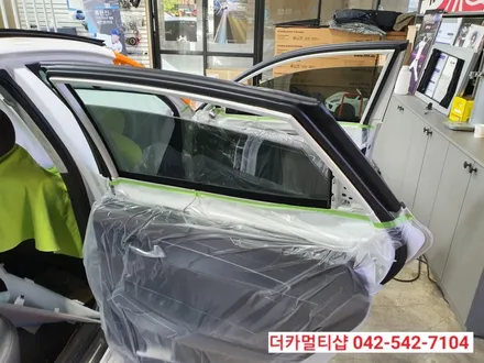 글라스틴트레이니블루 썬팅전문 대전 도안동 더카멀티샵 올뉴K7 재시공