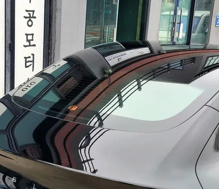 테슬라 모델3하이랜드 솔리드블랙에 어울리는 솔라가드 퀀텀 반사썬팅!!