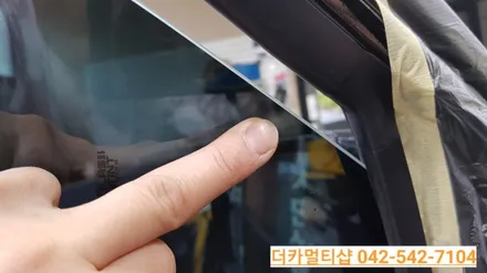 대전 모하비 썬팅 재시공!!