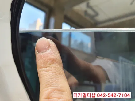 더뉴그랜저 글라스틴트 레이니블루 반사썬팅전문 더카멀티샵!!