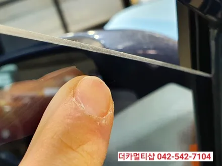 대전글라스틴트 반사썬팅전문 더카멀티샵에서 스토닉에 레이니블루 썬팅 입히기