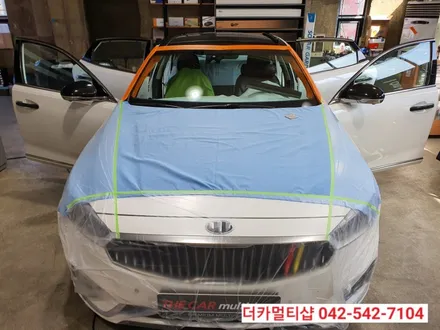 글라스틴트레이니블루 썬팅전문 대전 도안동 더카멀티샵 올뉴K7 재시공