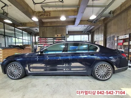 BMW740LD G11 글라스틴트 레이니블루 썬팅재시공전문 더카멀티샵