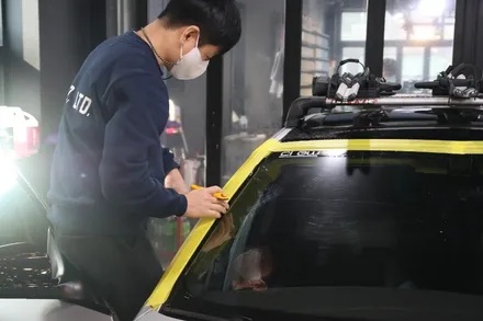 대전 수입차썬팅 재시공 / 세인트아모스퍼터 90모터스