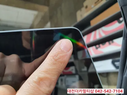 신차G4렉스턴 글라스틴트 반사썬팅으로 멋내기