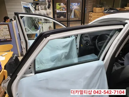 대전 글라스틴트선셋 반사썬팅전문 도안동 더카멀티샵에서 코나썬팅재시공 하기