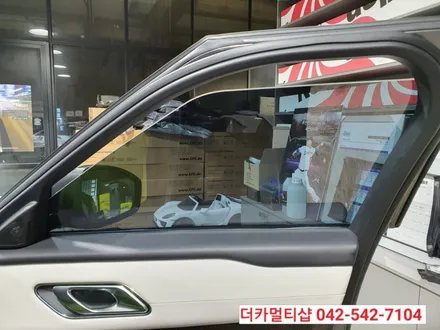 레인지로버 벨라 글라스틴트 레이니블루 반사썬팅전문 대전더카멀티샵