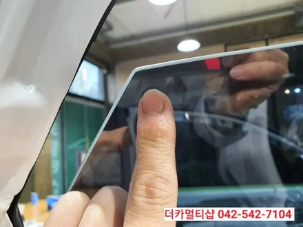 더뉴그랜저 글라스틴트 레이니블루 반사썬팅전문 더카멀티샵!!
