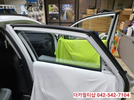 대전 글라스틴트선셋 반사썬팅전문 도안동 더카멀티샵에서 코나썬팅재시공 하기