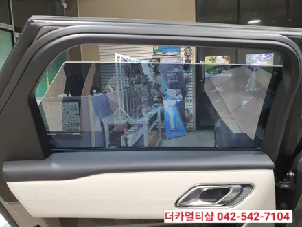 레인지로버 벨라 글라스틴트 레이니블루 반사썬팅전문 대전더카멀티샵