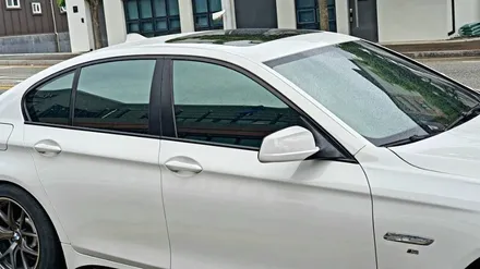 대전썬팅 BMW520D F10 세인트아모 스퍼터 반사썬팅으로 재시공하고 블랙박스 교체