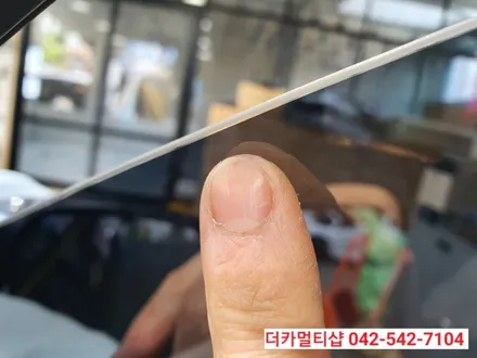 대전글라스틴트 반사썬팅전문 더카멀티샵에서 스토닉에 레이니블루 썬팅 입히기