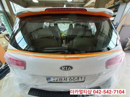 대전더카멀티샵에서 올뉴카니발 글라스틴트썬팅,블랙박스,인스타세로그릴 작업하자. 1탄!!