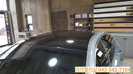 대전 제네시스DH 전면썬팅과 루프스킨으로 예뻐지자!!