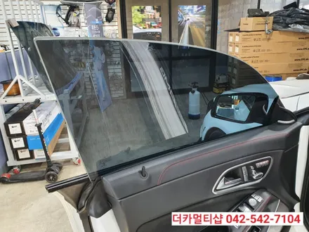 대전더카멀티샵 벤츠CLA45AMG 글라스틴트 레이니블루 반사썬팅