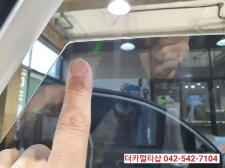글라스틴트레이니블루 썬팅전문 대전 도안동 더카멀티샵 올뉴K7 재시공
