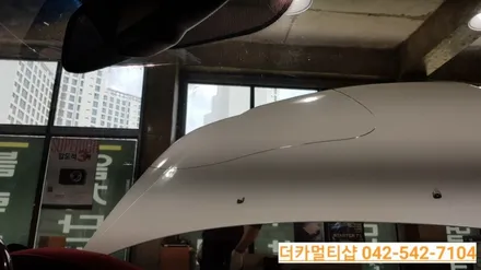 그랜저TG 전면유리교체와 전면썬팅은 대전더카멀티샵
