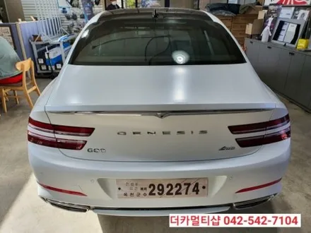 G80베르비에화이트 도안동 더카멀티샵에서 신차검수부터 패키지작업까지 한번에 하자!!