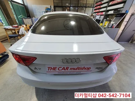글라스틴트 레이니블루전문 더카멀티샵 아우디A7 썬팅재시공