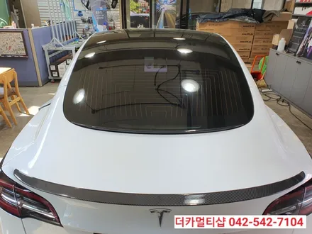 대전 테슬라 모델3썬팅 재시공 전문썬팅샵 더카멀티샵에서 세인트아모 아쿠아82 시공기
