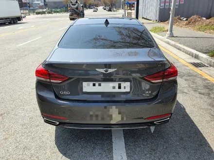 제네시스G80 썬팅은 글라스틴트 레이니블루
