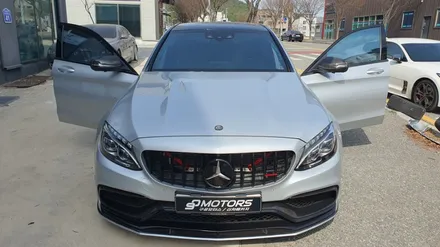 대전썬팅 / 벤츠C63AMG 전면썬팅재시공 켈란CR카멜레온썬팅