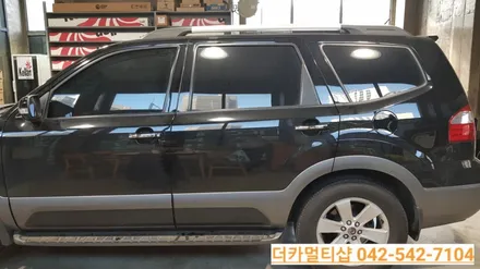 대전 모하비 썬팅 재시공!!