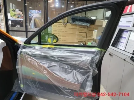 제네시스G80썬팅 글라스틴트 레이니블루반사썬팅 대전신차패키지 더카멀티샵