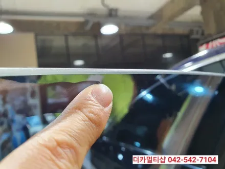 BMW740LD G11 글라스틴트 레이니블루 썬팅재시공전문 더카멀티샵