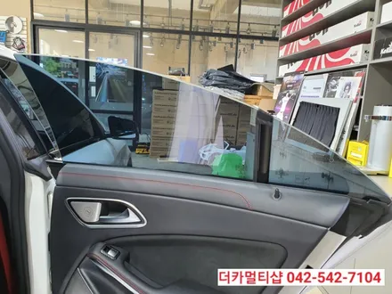 대전더카멀티샵 벤츠CLA45AMG 글라스틴트 레이니블루 반사썬팅