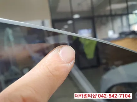 더뉴K5 썬팅재시공전문 도안동썬팅맛집 더카멀티샵에서 세인트아모스퍼터 반사필름 시공