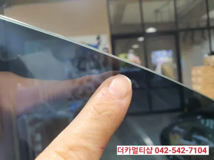 올뉴K7 반사썬팅전문 대전더카멀티샵 글라스틴트 레이니블루