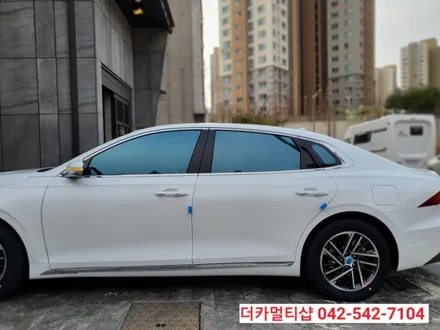 더뉴그랜저 글라스틴트 레이니블루 반사썬팅전문 더카멀티샵!!