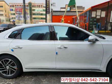 더뉴그랜저 글라스틴트 레이니블루 반사썬팅전문 더카멀티샵!!