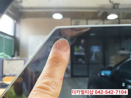 올뉴K7 반사썬팅전문 대전더카멀티샵 글라스틴트 레이니블루