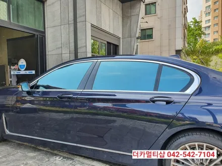 BMW740LD G11 글라스틴트 레이니블루 썬팅재시공전문 더카멀티샵