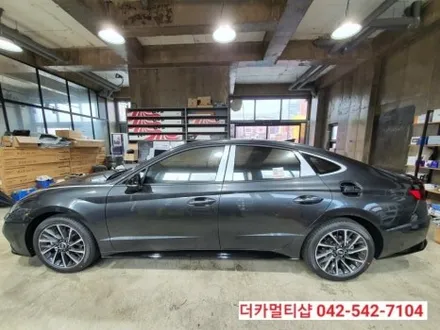 대전신차패키지전문 더카멀티샵 소나타DN8센슈어스 녹턴그레이 패키지작업기