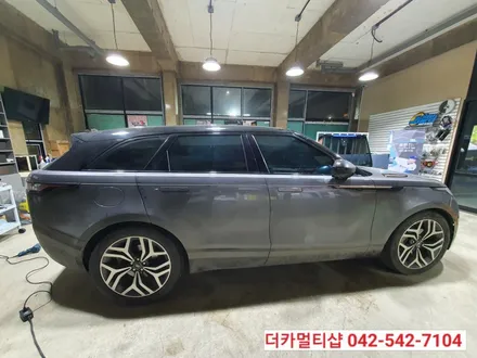 레인지로버 벨라 글라스틴트 레이니블루 반사썬팅전문 대전더카멀티샵