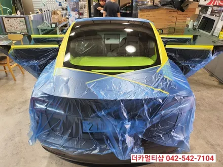 모델3리리프레쉬 미드나잇실버에 어울리는 세인트아모 아쿠아82 썬팅필름
